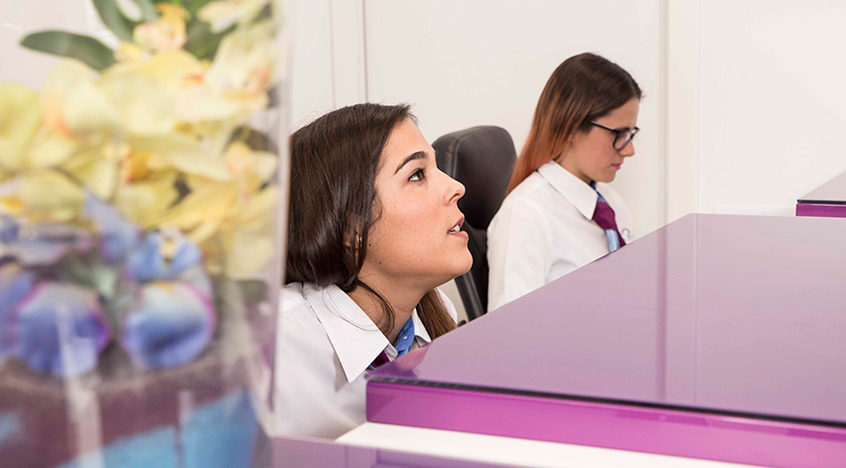 Uma equipa ao seu serviço